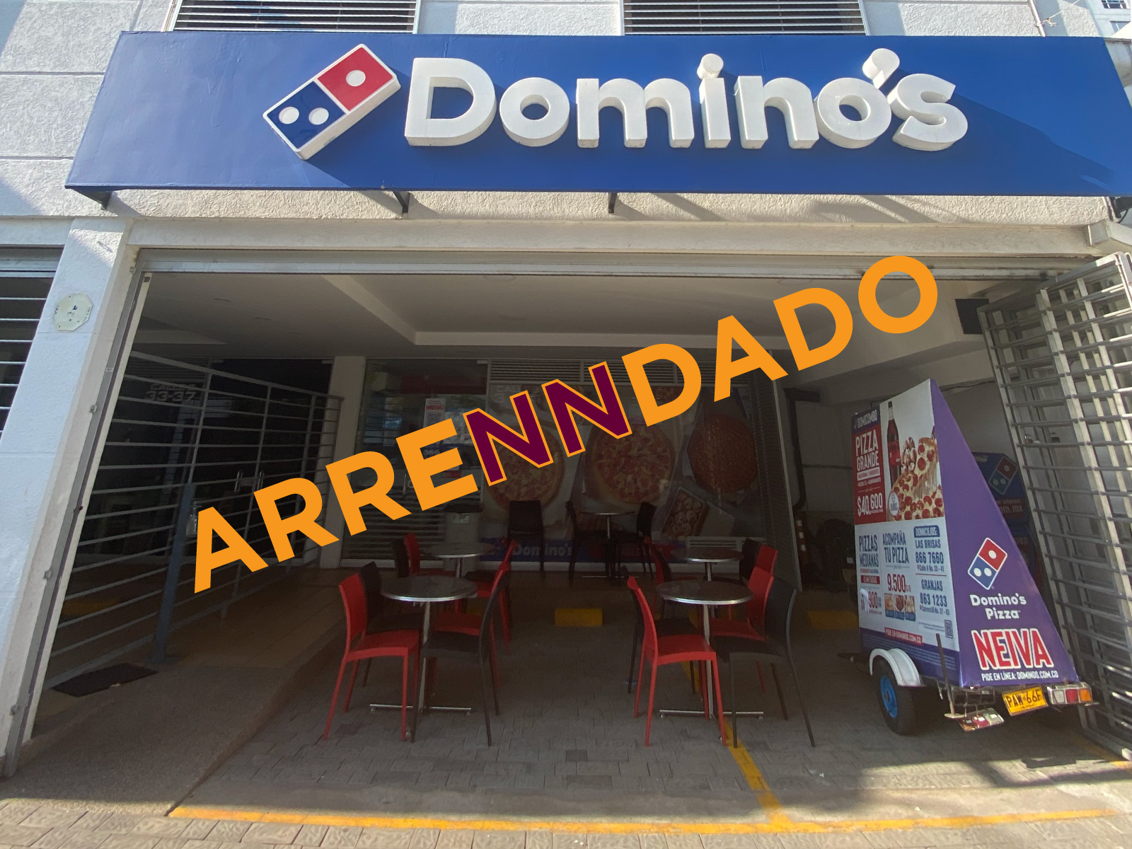 Local arrendado Dominos Pizza-834 Plaza